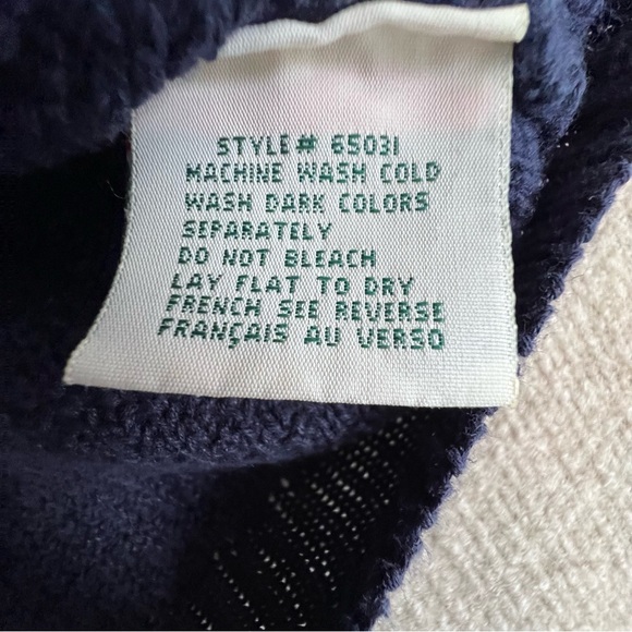 Northern Reflections Vintage Embroidered Ramie Cotton Blend Christmas Sweater L - Picture 5 of 12